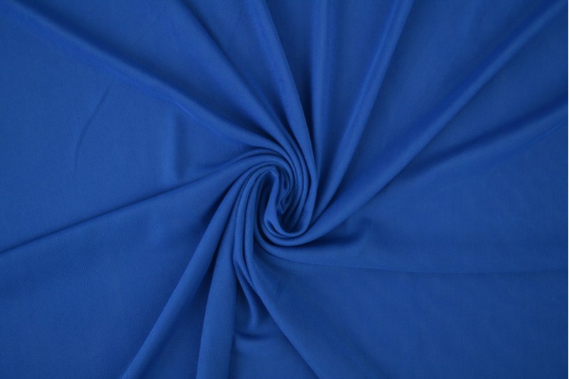 Lycra-Tüll blau