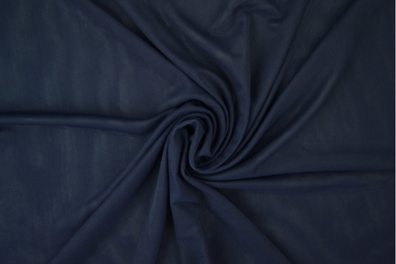 Lycra-Tüll navy