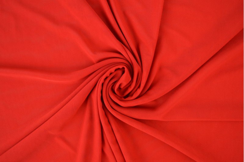 Lycra-Tüll rot