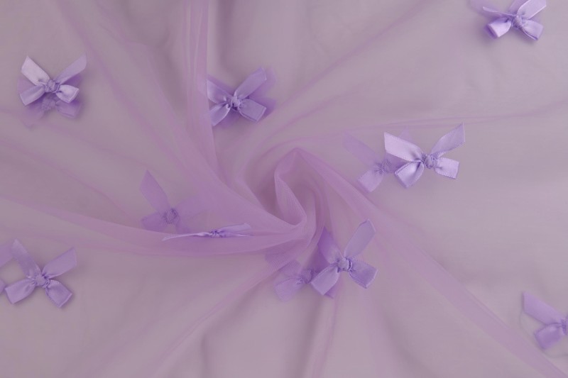 Mesh Schleife lavendel
