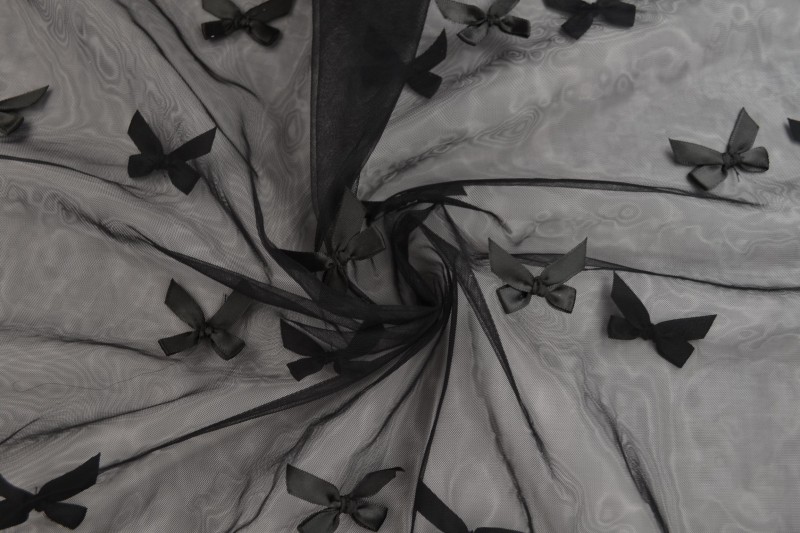 Mesh Schleife schwarz