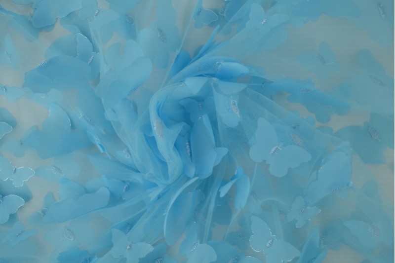 Mesh Schmetterling blau