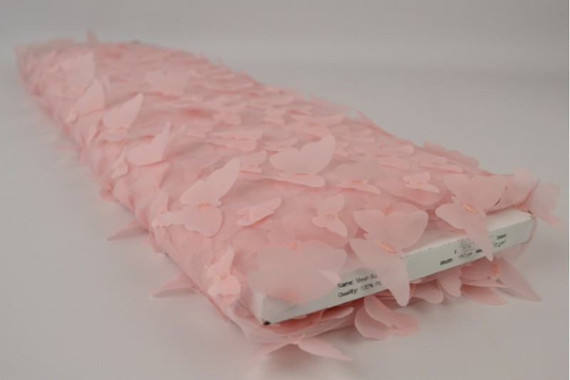 Mesh Schmetterling vieux rosa, Rolle