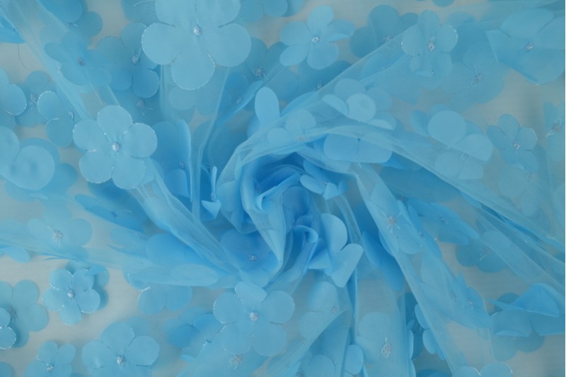 Mesh Blume blau