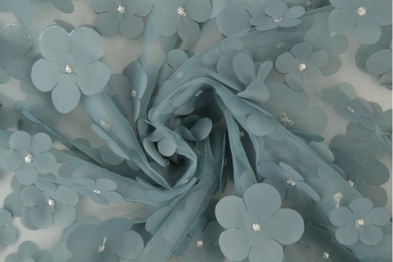 Mesh Blume vieux grün
