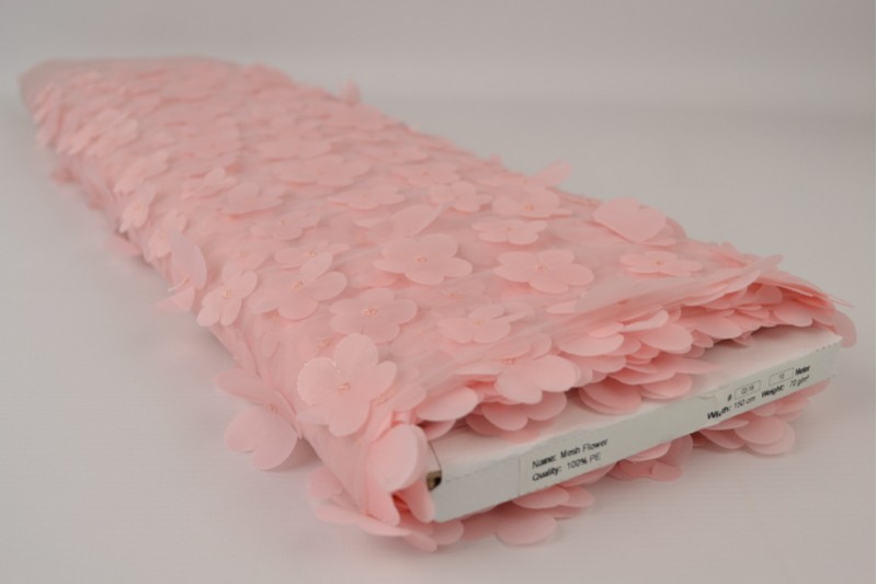 Mesh Blume vieux rosa, Rolle