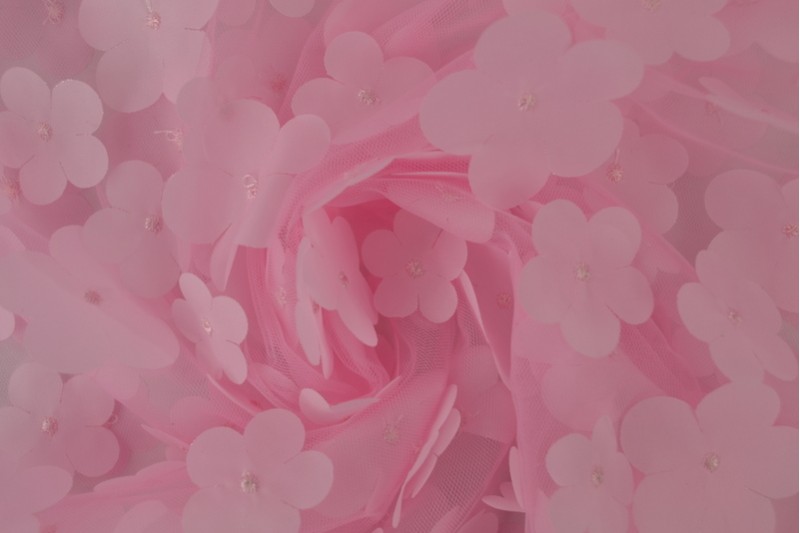 Mesh Blume rosa