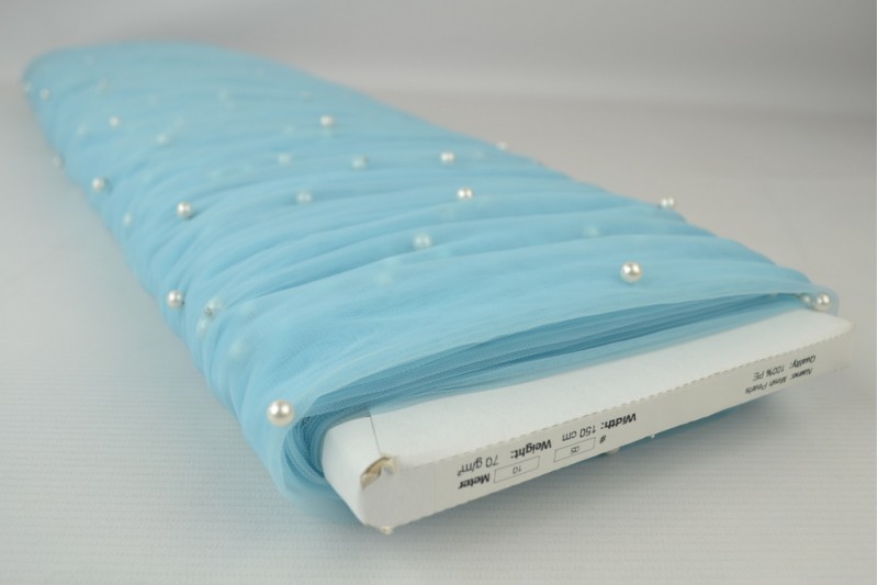 Mesh Perlen blau