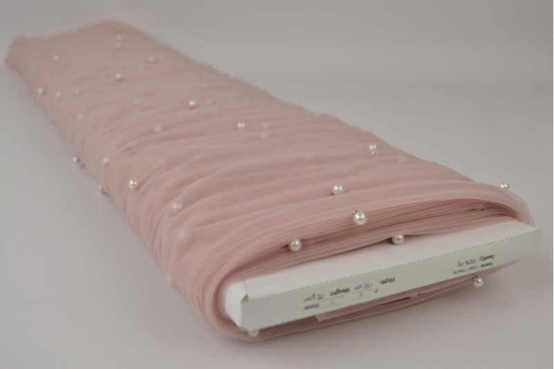 Mesh Perlen vieux rosa