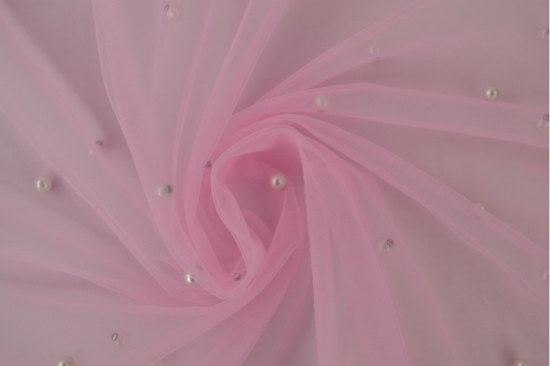 Mesh Perlen rosa, Rolle