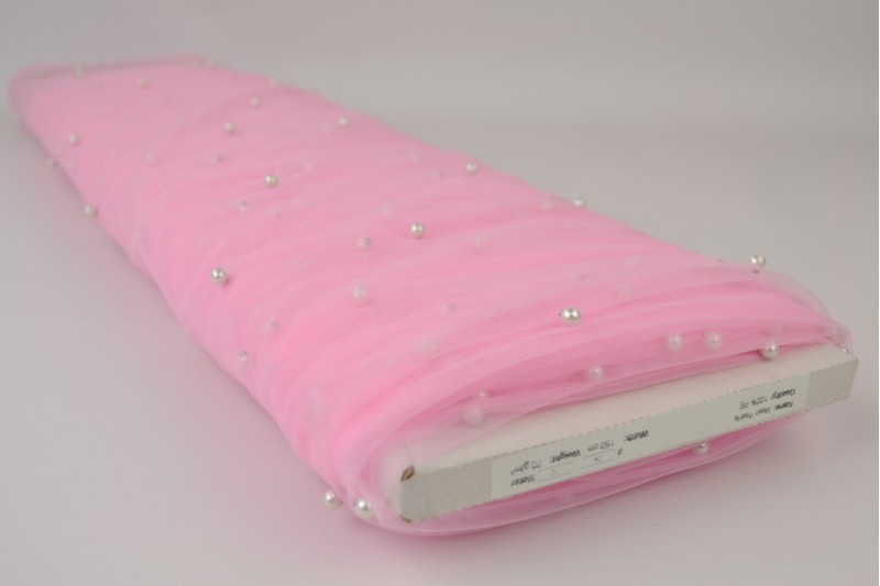 Mesh Perlen rosa