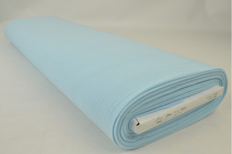 Musselin (Hydrophil) babyblau, Rolle
