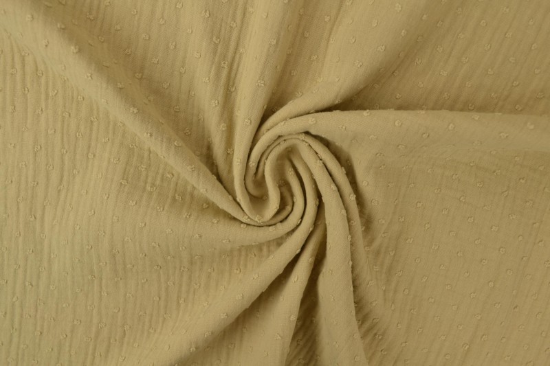 Dobby-Musselin beige