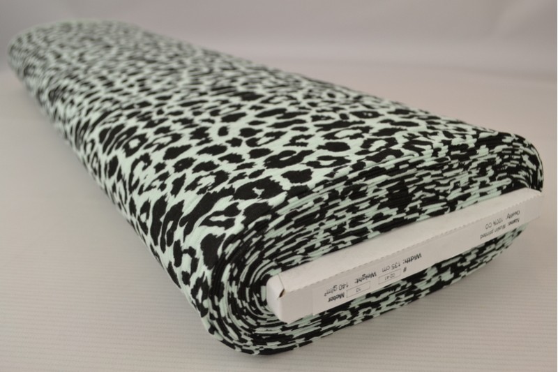 Bedruckter Musselin moosLeinene bedruckt bedruckt 02-41, Rolle