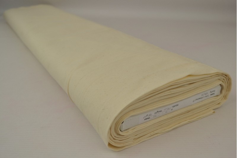 Ungebleichte Baumwolle 120 g/m², Rolle