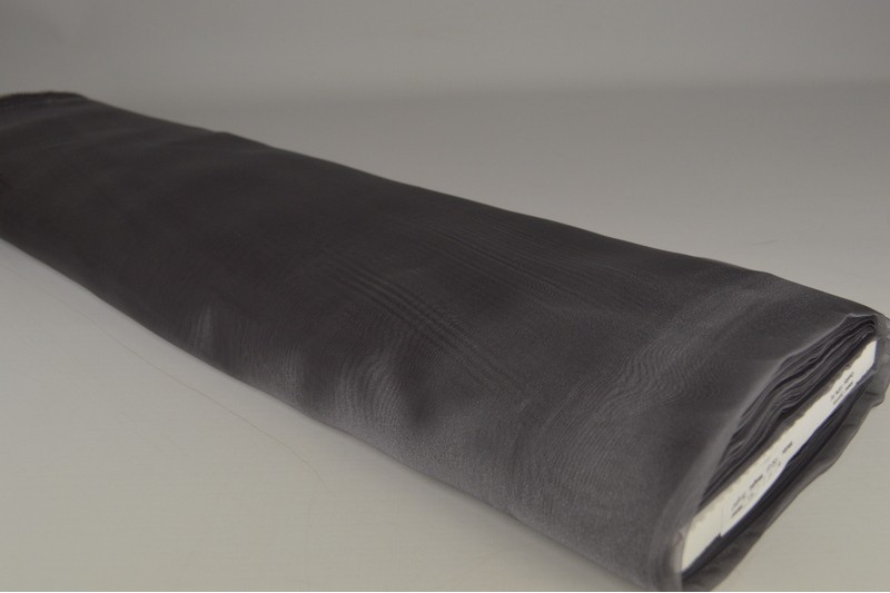 Organza dunkelgrau, Rolle