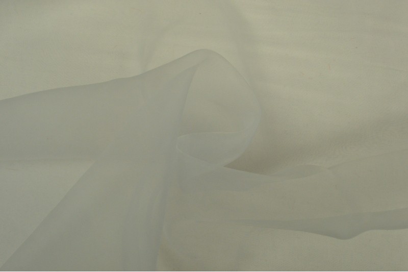 Organza silbergrau