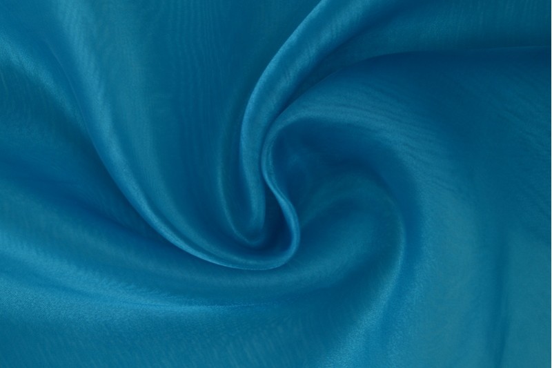 Organza petrol