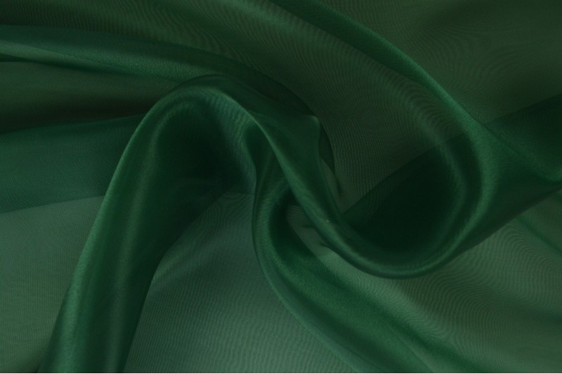 Organza dunkelgrün