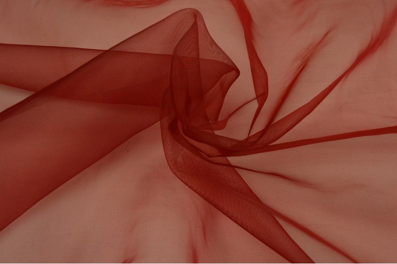 Organza bordeauxrot