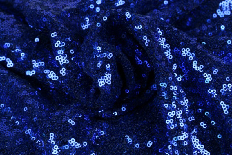 Pailletten klein paillettes petites kobaltblau