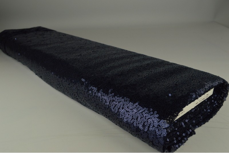 Pailletten klein paillettes petites marineblau, Rolle