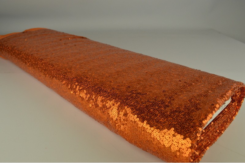 Pailletten klein paillettes petites orange, Rolle