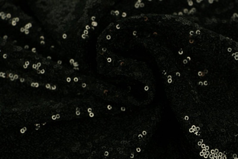 Pailletten klein paillettes petites schwarz