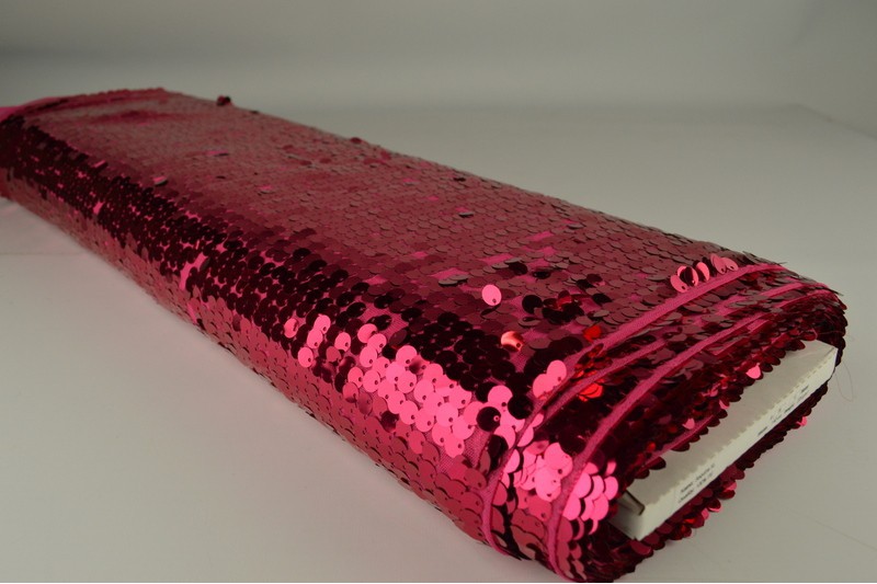 Pailletten XL paillettes xl fuchsia, Rolle