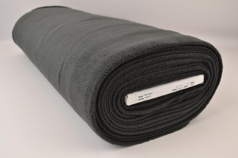 Fleece anthrazit, Rolle