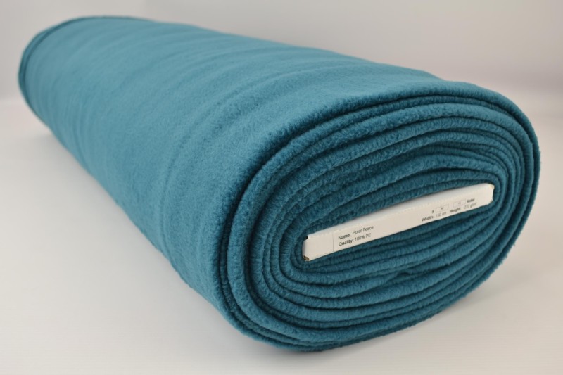 Fleece dunkelpetrol, Rolle