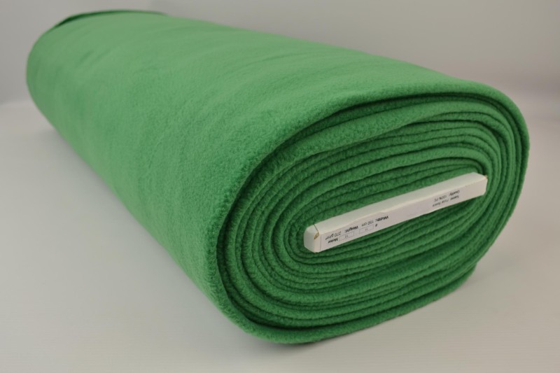Fleece grün, Rolle