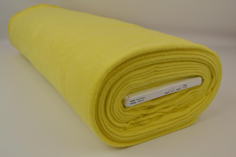 Fleece gelb hell, Rolle