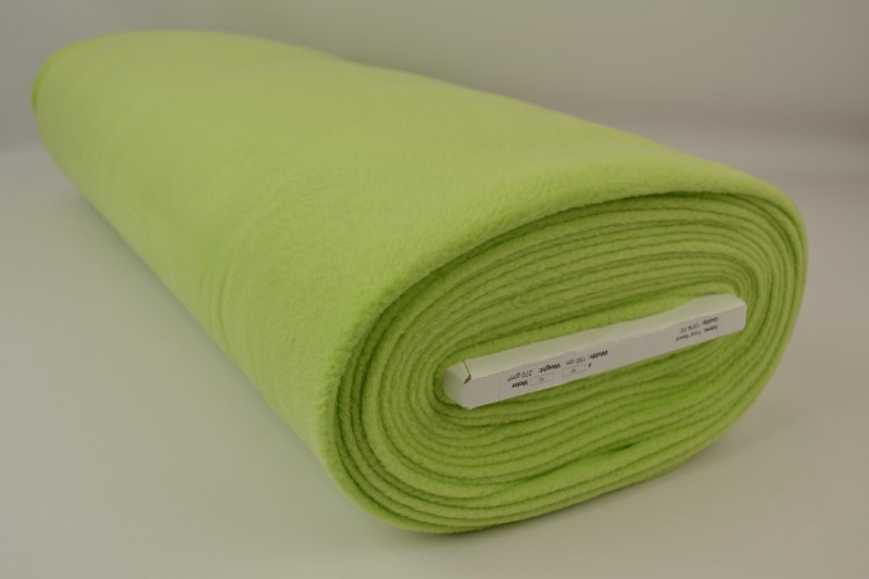 Fleece grün citron, Rolle
