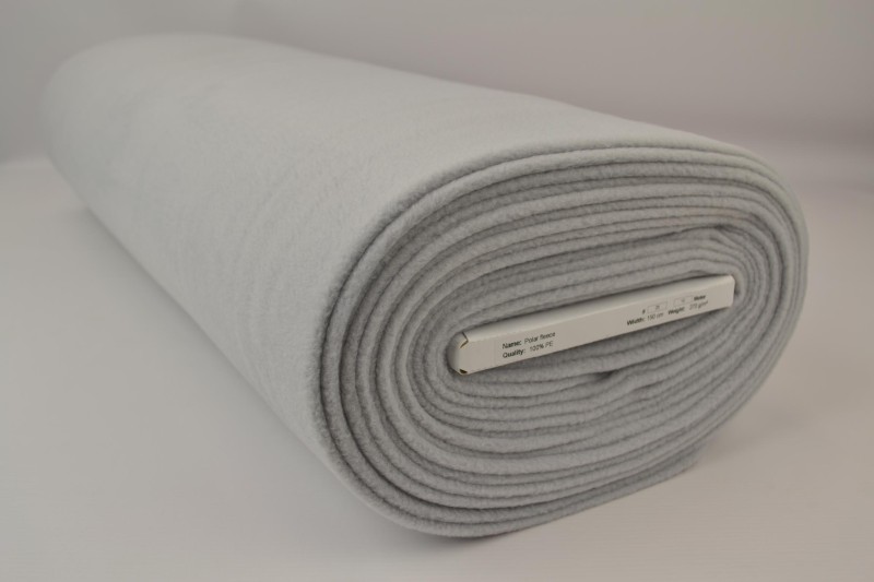 Fleece silbergrau, Rolle