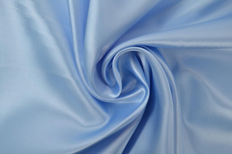 Polyestersatin Satin babyblau