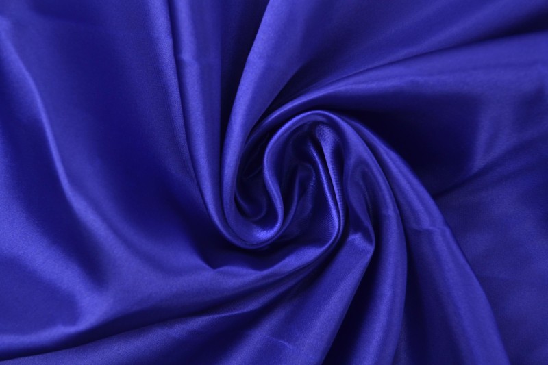 Polyestersatin Satin dunkelblau