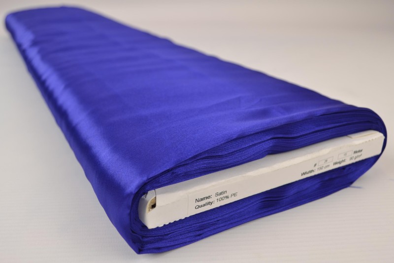 Polyestersatin Satin dunkelblau, Rolle