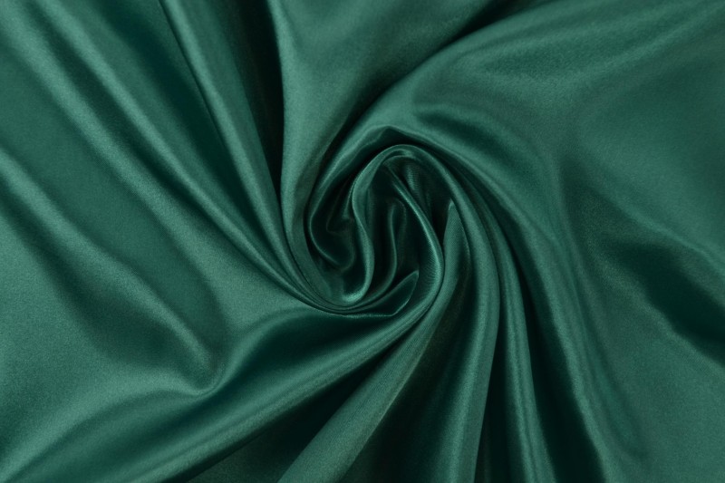 Polyestersatin Satin dunkelgrün