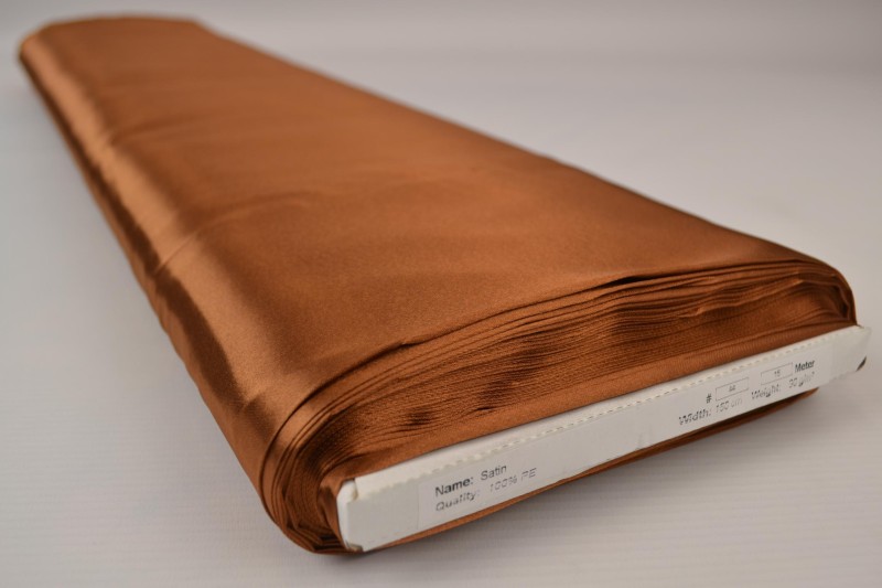 Polyestersatin Satin dunkelocker, Rolle