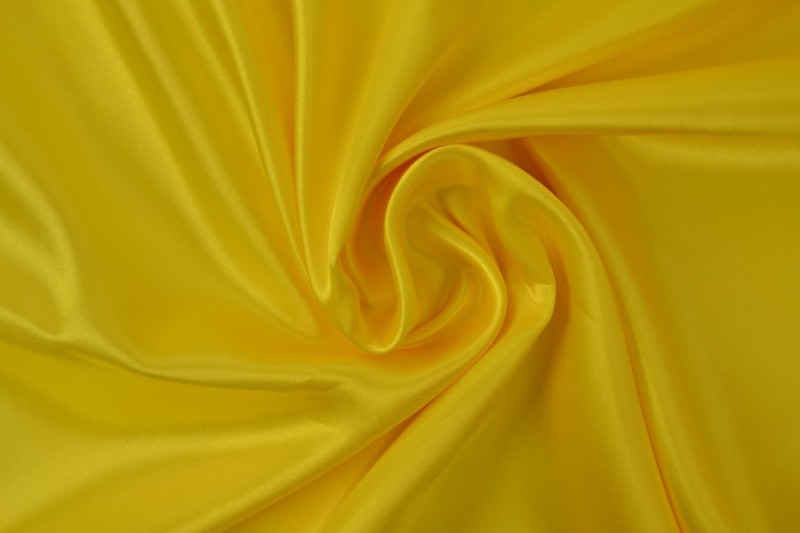 Polyestersatin Satin gelb