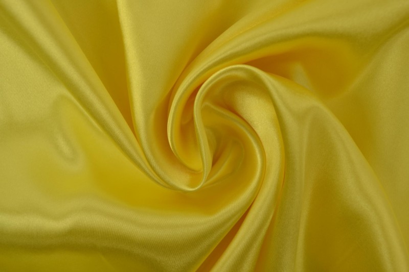 Polyestersatin Satin gelb hell