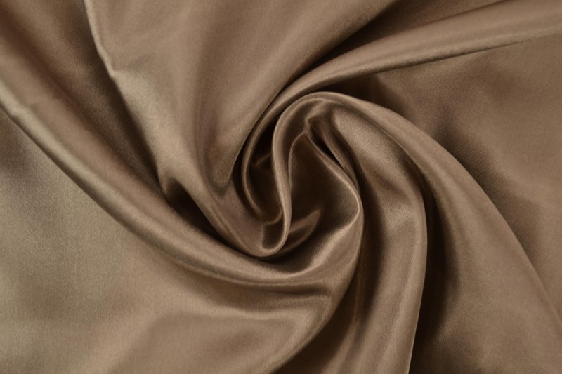 Polyestersatin Satin taupe