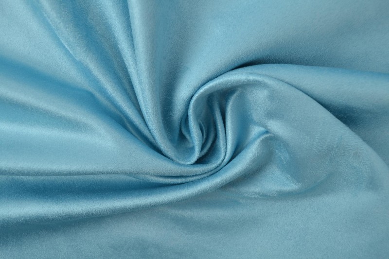 Samtleder aqua