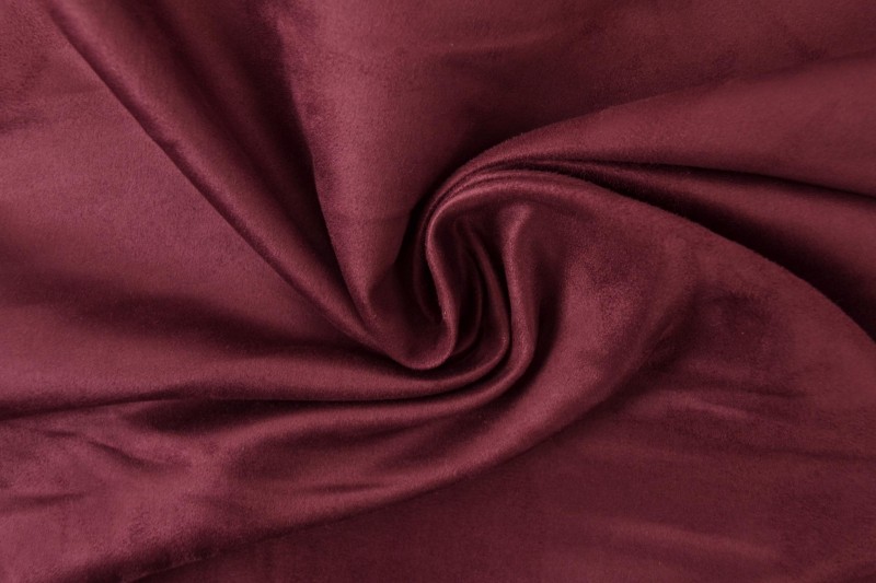 Samtleder aubergine