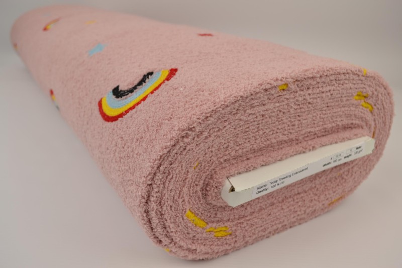 Bestickter Teddyfrottee variante 02-19, Rolle