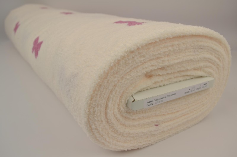 Bestickter Teddyfrottee variante 04-02, Rolle