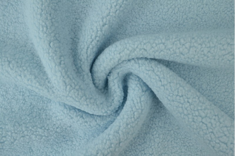 Teddy-Kunstfell babyblau