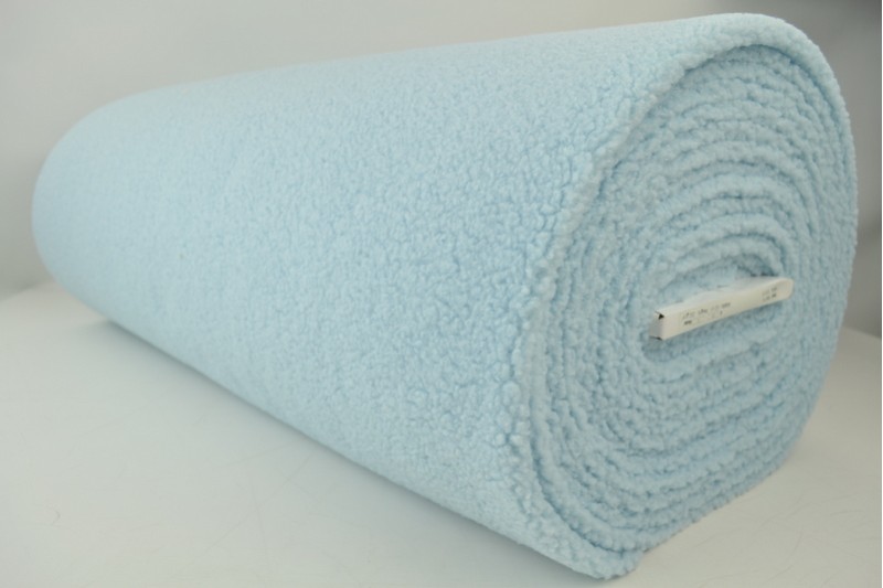 Teddy-Kunstfell babyblau, Rolle