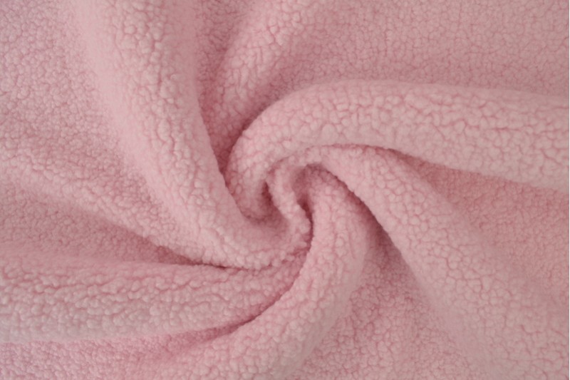 Teddy-Kunstfell babyrosa